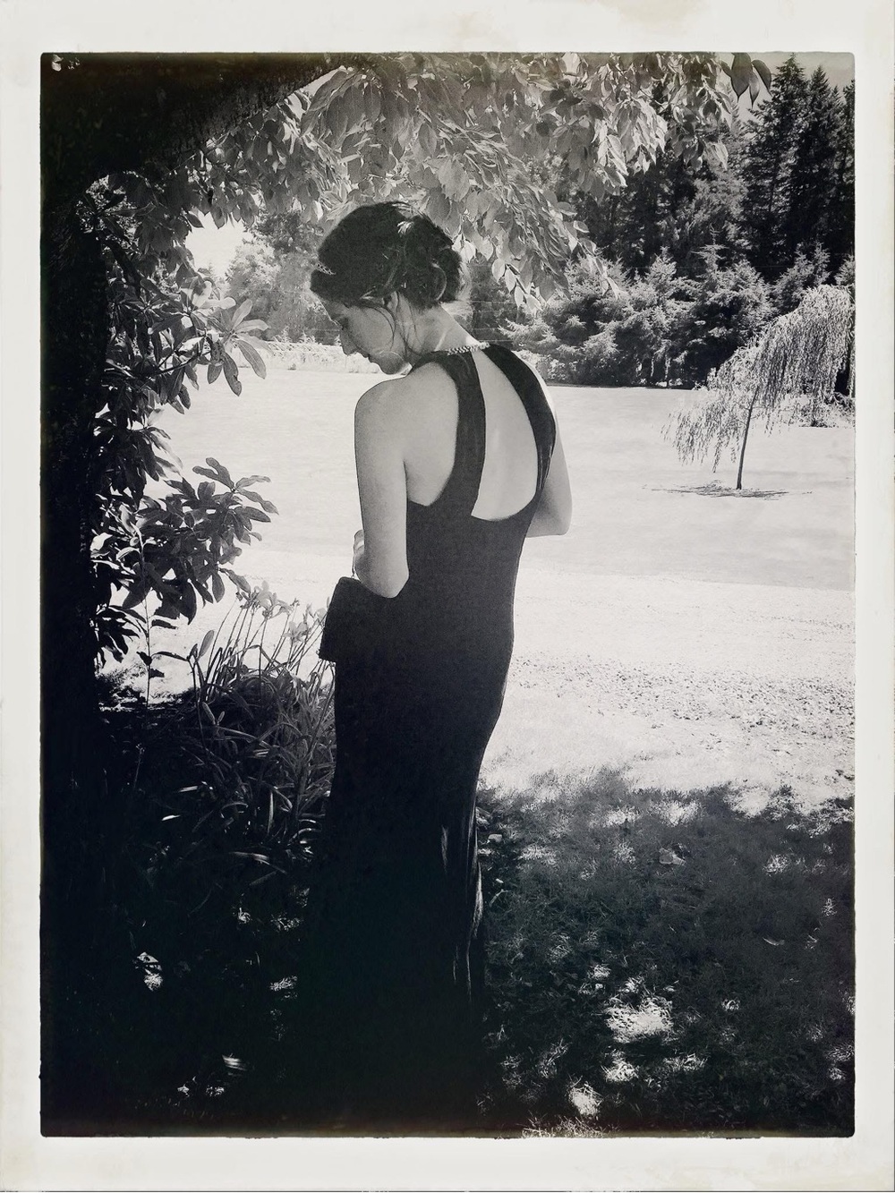 Antique 1930s Velvet Gown